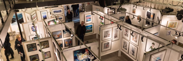 Kunst-og salgsutstilling på Lilleaker