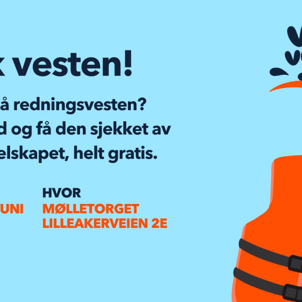 Sjekk redningsvesten før sommeren!