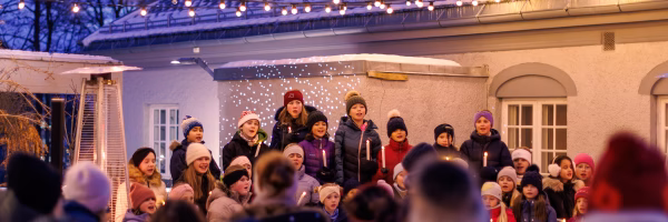 Julemorgen på Lilleaker Torg