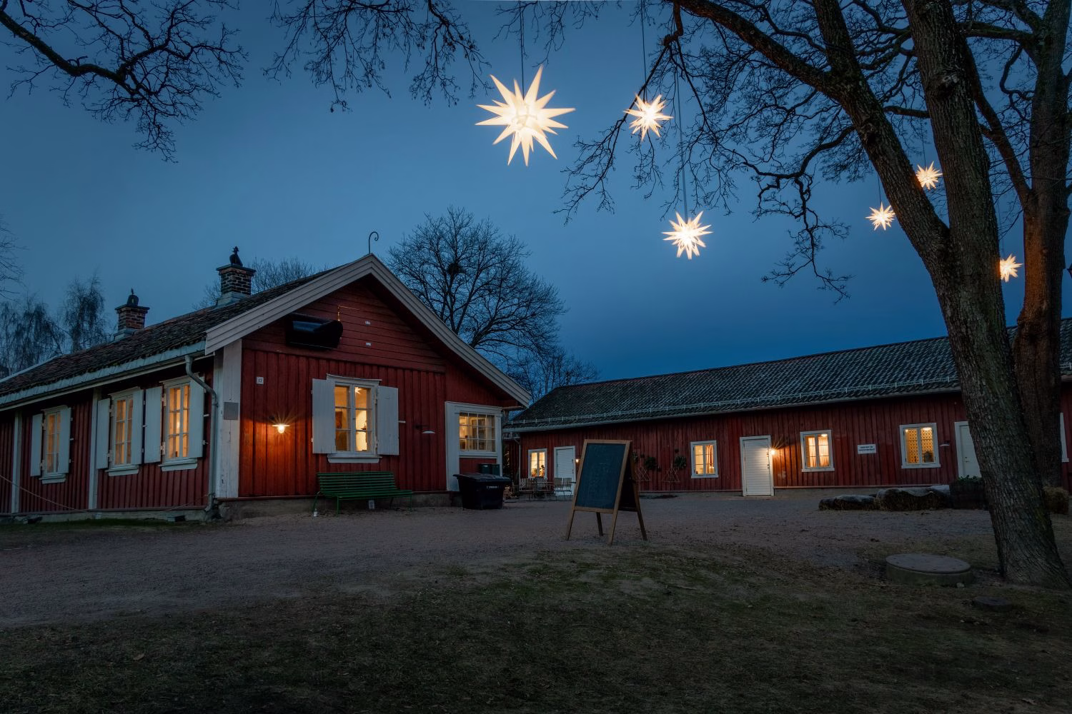 Fåbro Gård i julepynt