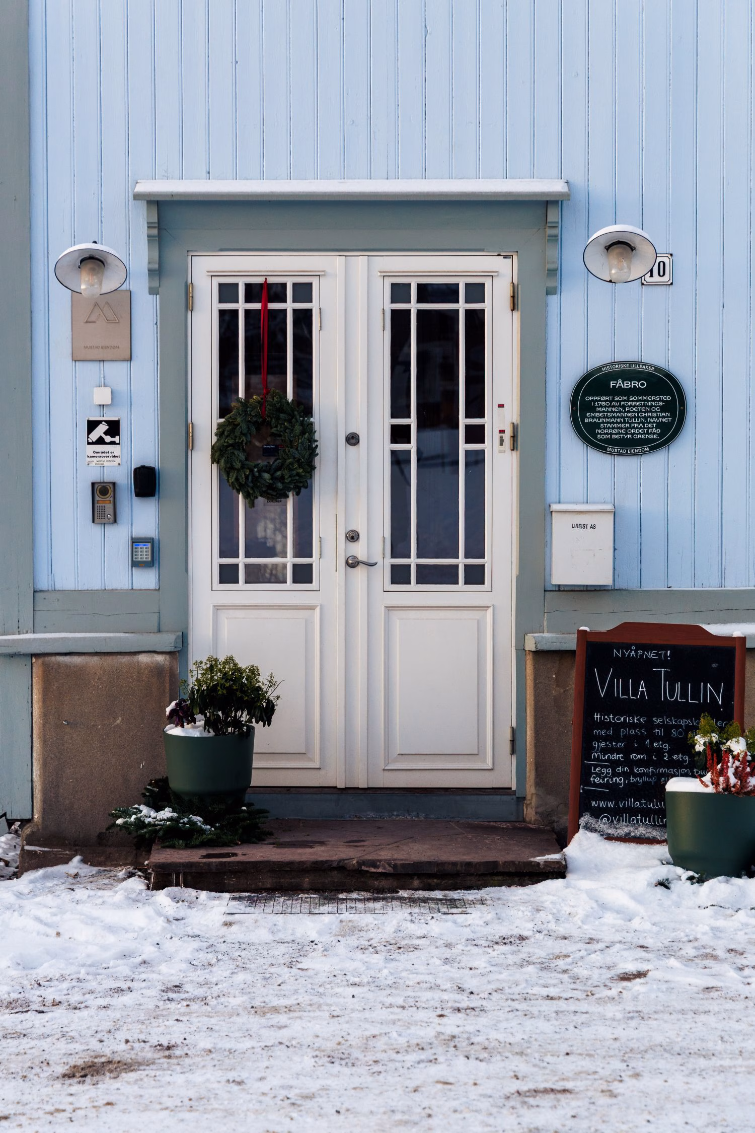 Villa Tullin om vinteren
