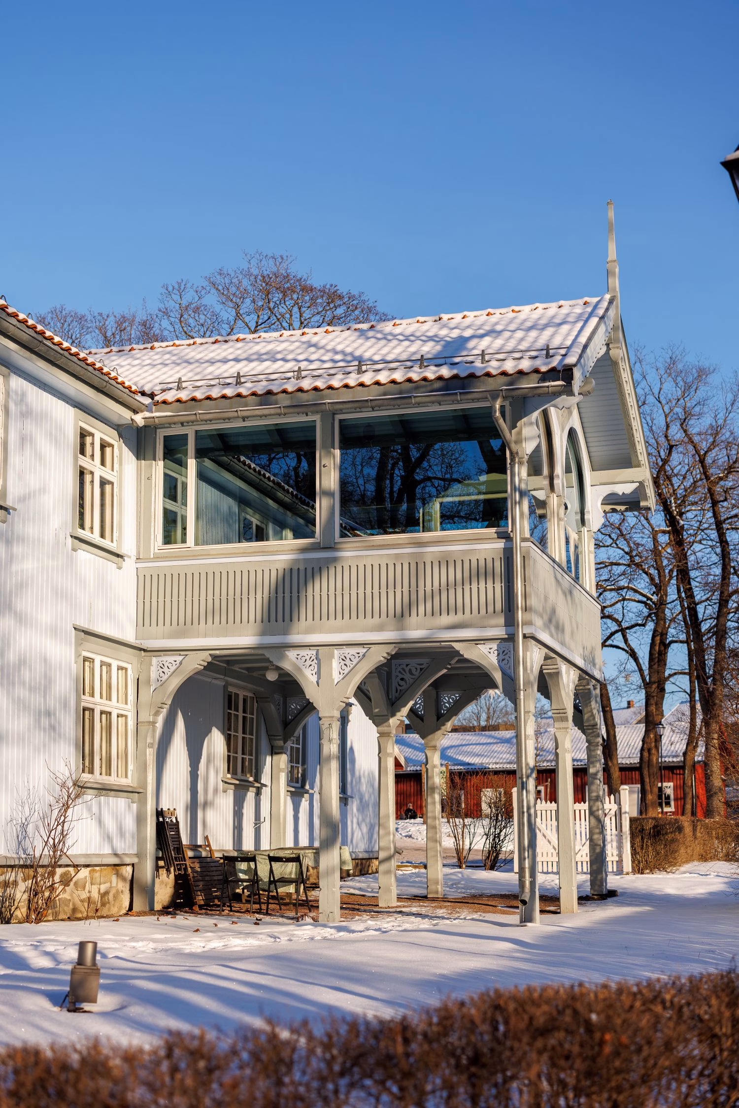 Villa Tullin om vinteren